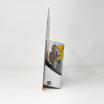 Vintage Hasbro Star Wars Mid MOC Clone Trooper Lieutenant - Blue (2005) - Hasbro Tarkovsky Clone Wars Animated Figure MOC