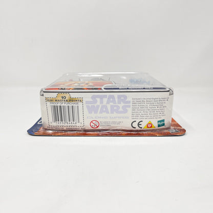 Vintage Hasbro Star Wars Mid MOC Clone Trooper with Speeder Bike (2003) SAGA Clone Wars Deluxe MOC