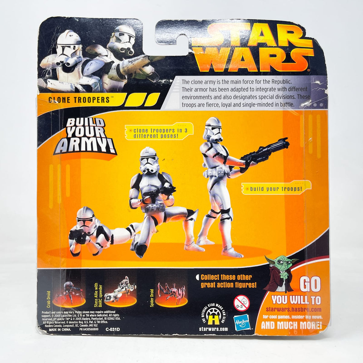 Vintage Hasbro Star Wars Mid MOC Clone Troopers (3-Pack) – Hasbro Star Wars Revenge of the Sith (2005)