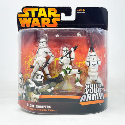 Vintage Hasbro Star Wars Mid MOC Clone Troopers (3-Pack) – Hasbro Star Wars Revenge of the Sith (2005)