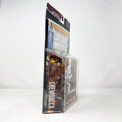 Vintage Hasbro Star Wars Mid MOC Comic Pack #04 Chewbacca & Han Solo - Hasbro Star Wars Darkhorse Comic Action Figure 2-Pack