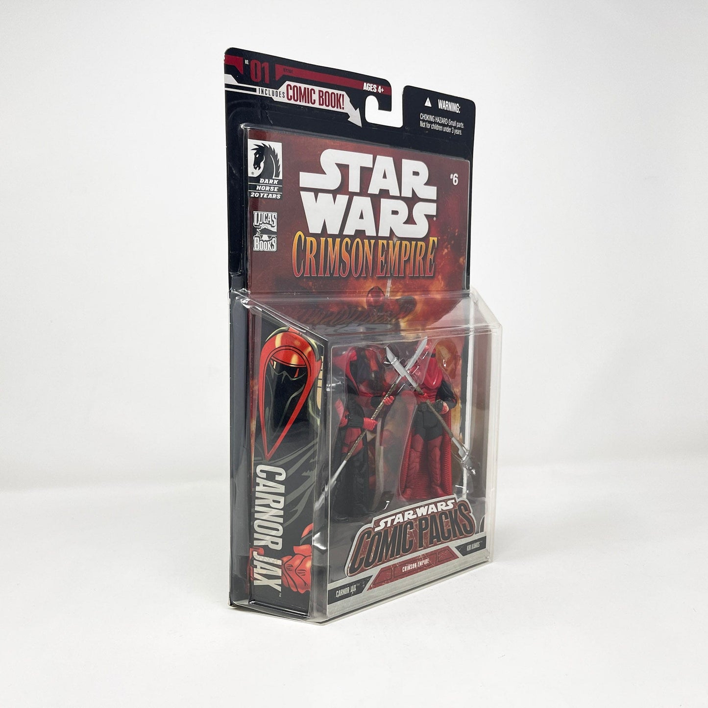 Vintage Hasbro Star Wars Mid MOC Comic Pack #1 Crimson Empire Carnor Jax and Kir Kanos - Hasbro Star Wars Darkhorse Comic Action Figure 2-Pack