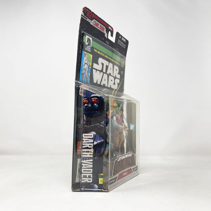 Vintage Hasbro Star Wars Mid MOC Comic Pack #2 Darth Vader and Rebel Officer - Hasbro Star Wars Darkhorse Comic Action Figure 2-Pack