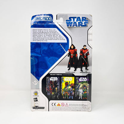 Vintage Hasbro Star Wars Mid MOC Comic Pack #5 Antares Draco and Ganner Kreig - Hasbro Star Wars Darkhorse Comic Action Figure 2-Pack