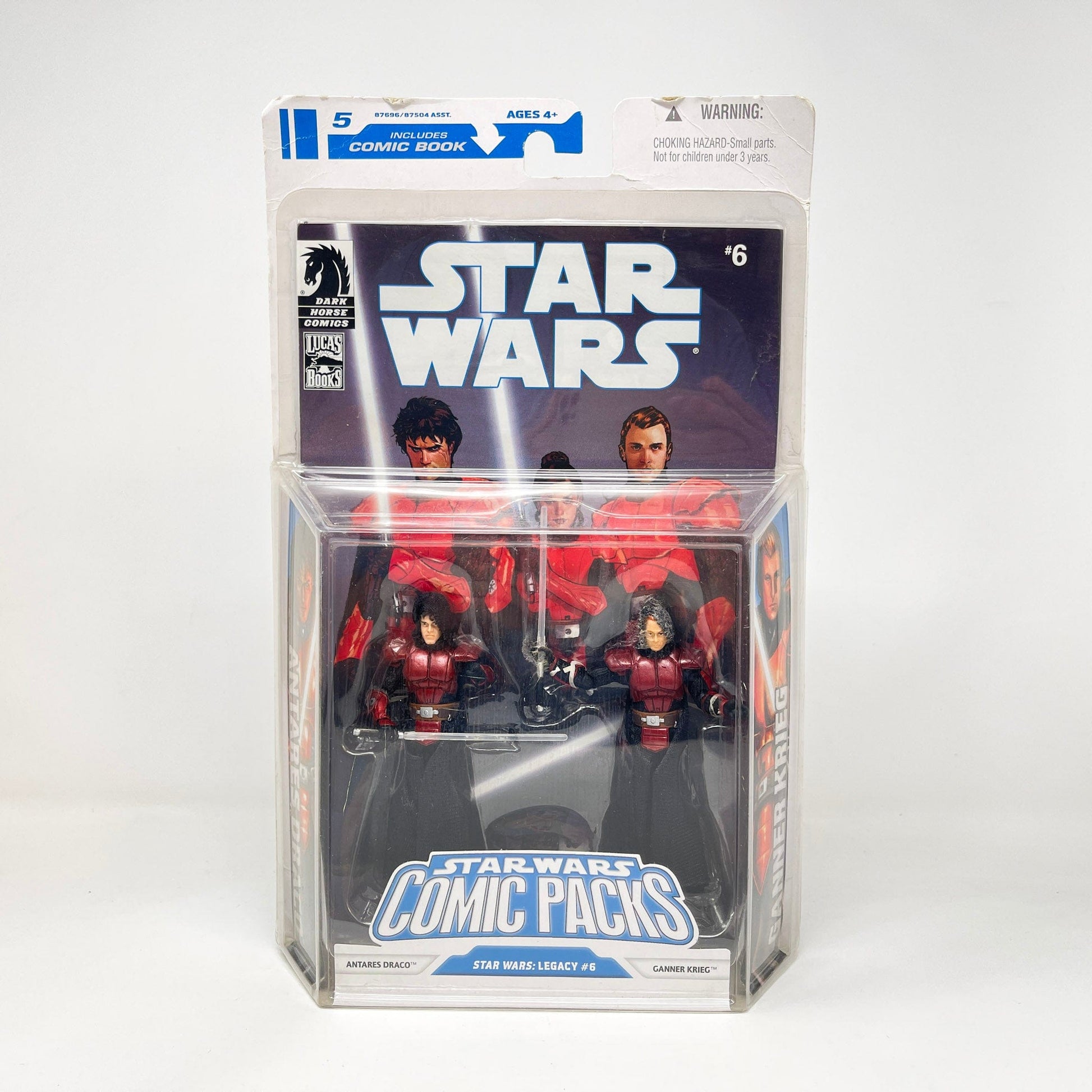 Vintage Hasbro Star Wars Mid MOC Comic Pack #5 Antares Draco and Ganner Kreig - Hasbro Star Wars Darkhorse Comic Action Figure 2-Pack