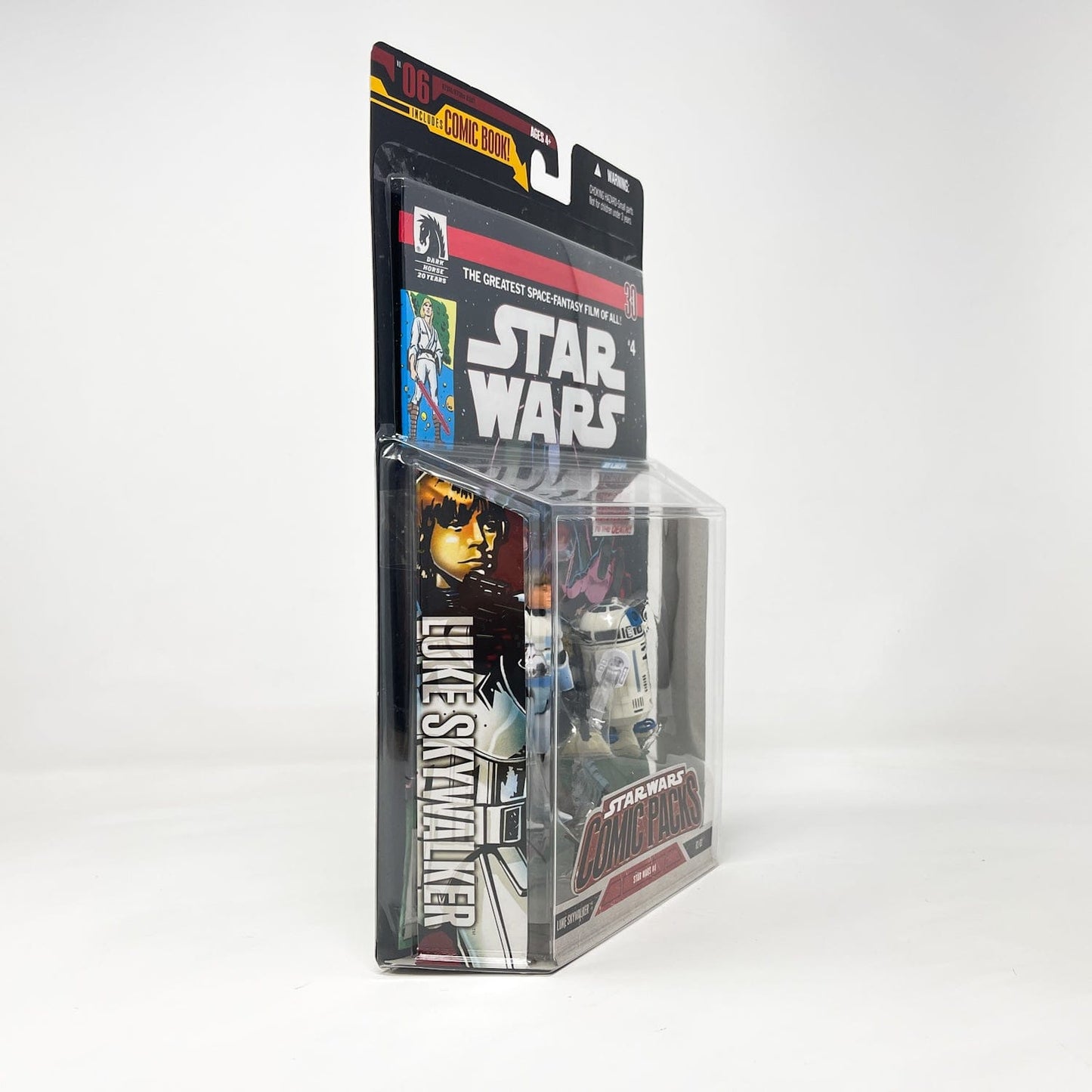 Vintage Hasbro Star Wars Mid MOC Comic Pack #6 Luke Skywalker & R2-D2 - Hasbro Star Wars Darkhorse Comic 2-Pack (2006)