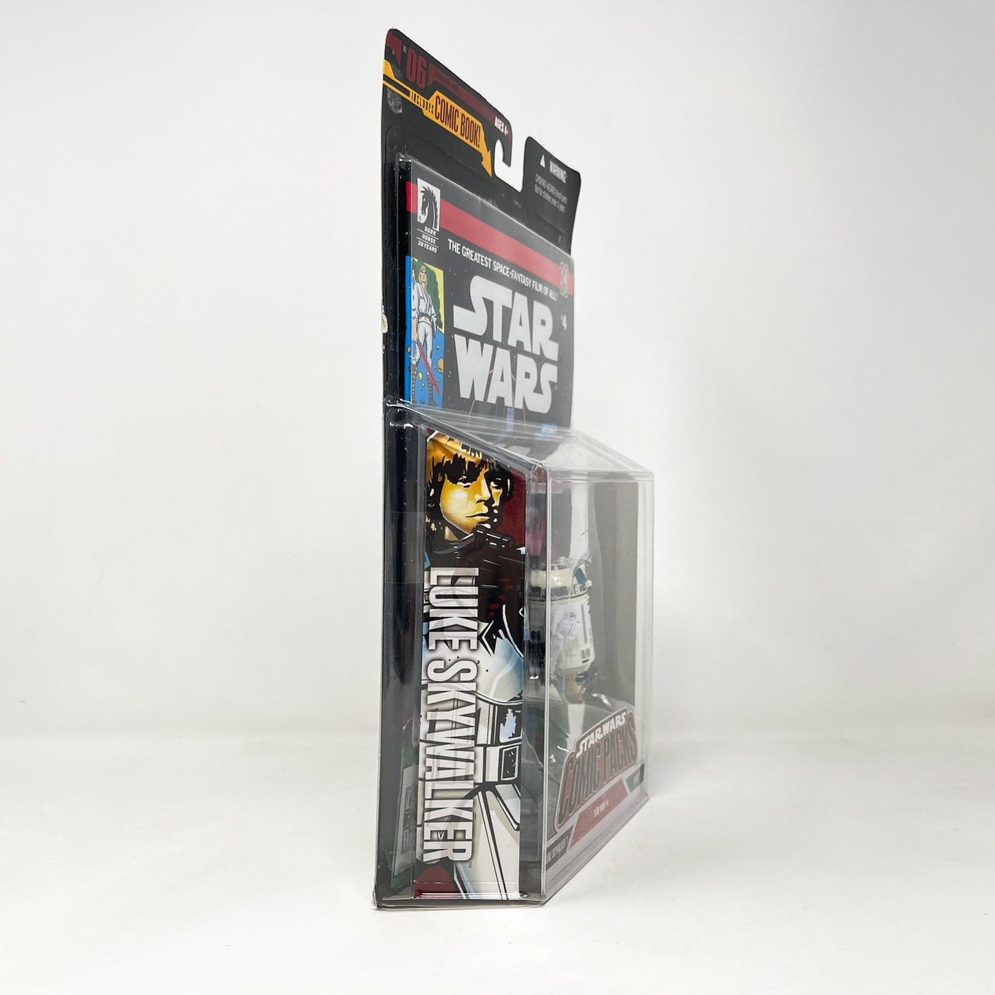 Vintage Hasbro Star Wars Mid MOC Comic Pack #6 Luke Skywalker & R2-D2 - Hasbro Star Wars Darkhorse Comic Action Figure 2-Pack