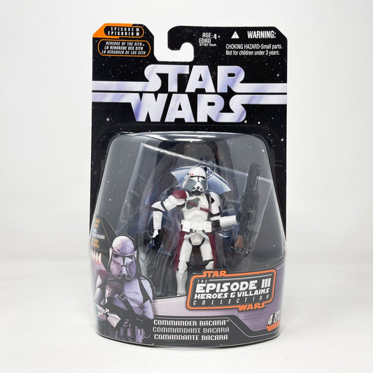 Vintage Hasbro Star Wars Mid MOC Commander Bacara #4 of 12 - Hasbro Saga Collection (2007)