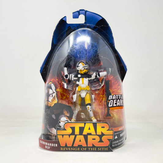 Vintage Hasbro Star Wars Mid MOC Commander Bly #57 - Hasbro ROTS 2005