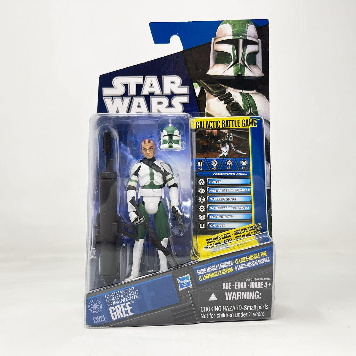 Vintage Hasbro Star Wars Mid MOC Commander Gree CW21 – Hasbro Star Wars The Clone Wars (2010)