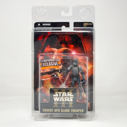 Vintage Hasbro Star Wars Mid MOC Covert Ops Clone Trooper - Hasbro ROTS 2005 Japan Exclusive