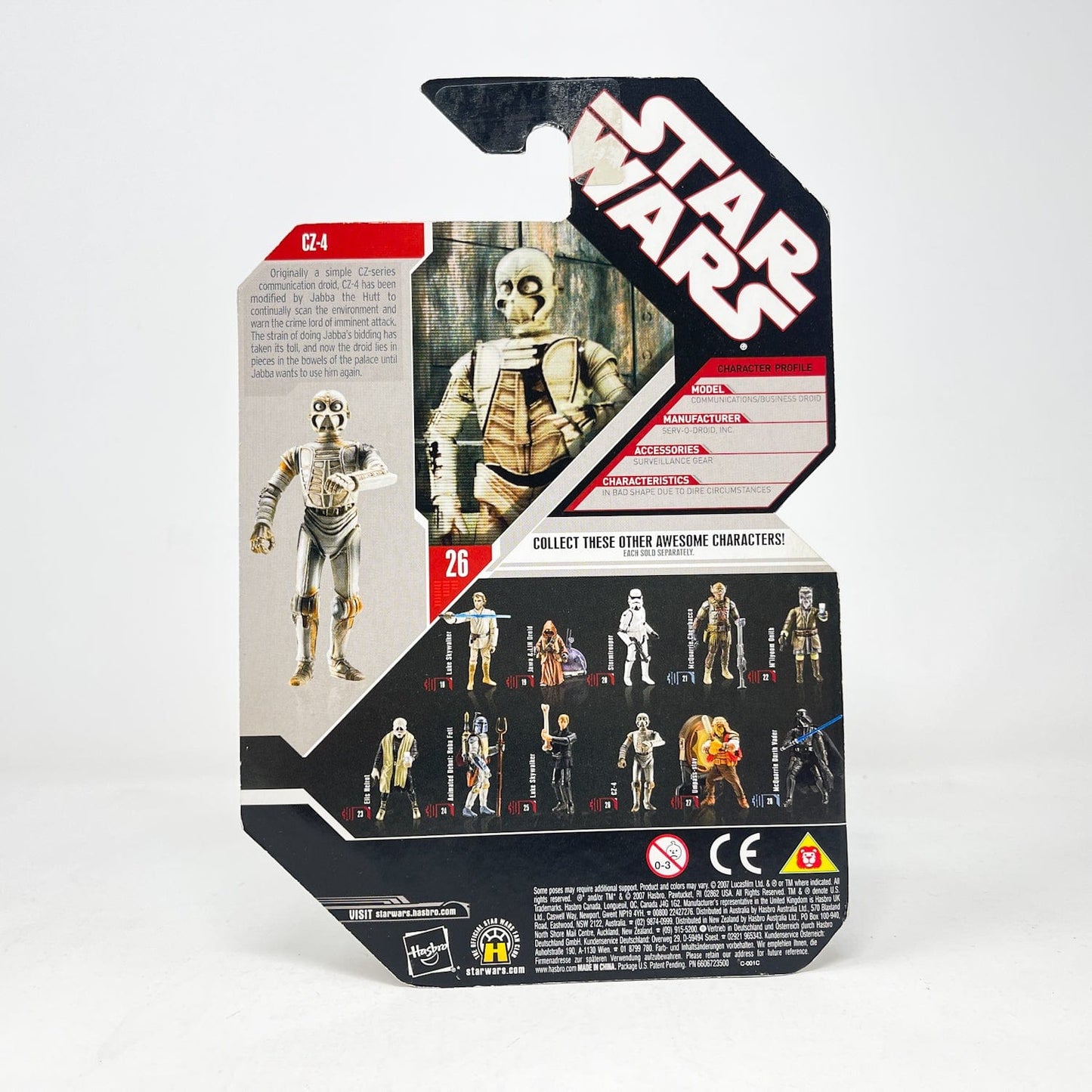 Vintage Hasbro Star Wars Mid MOC CZ-4 #26 - Hasbro 30th Anniversary Collection