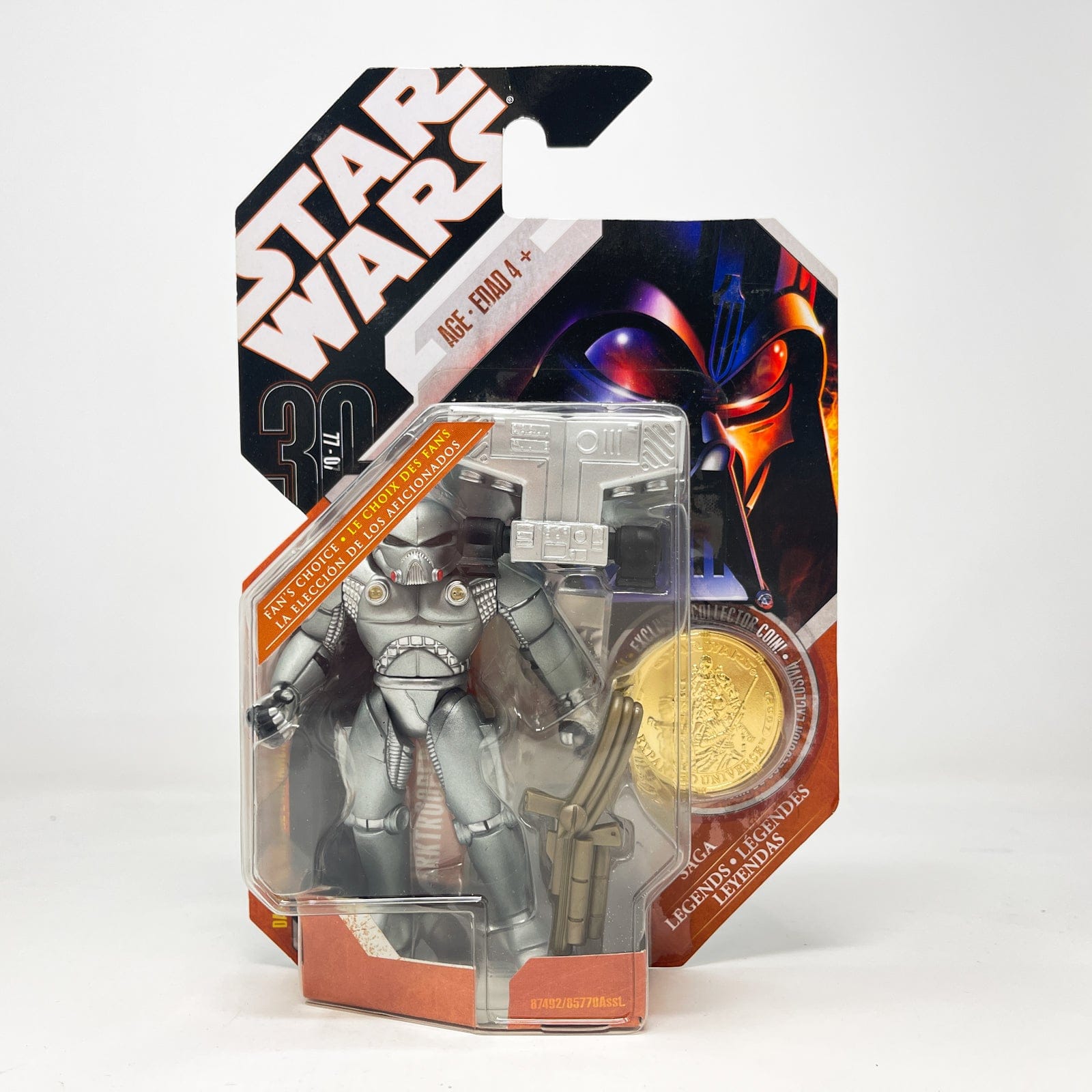 Vintage Hasbro Star Wars Mid MOC Darktrooper - Hasbro 30th Anniversary Collection 3.75"