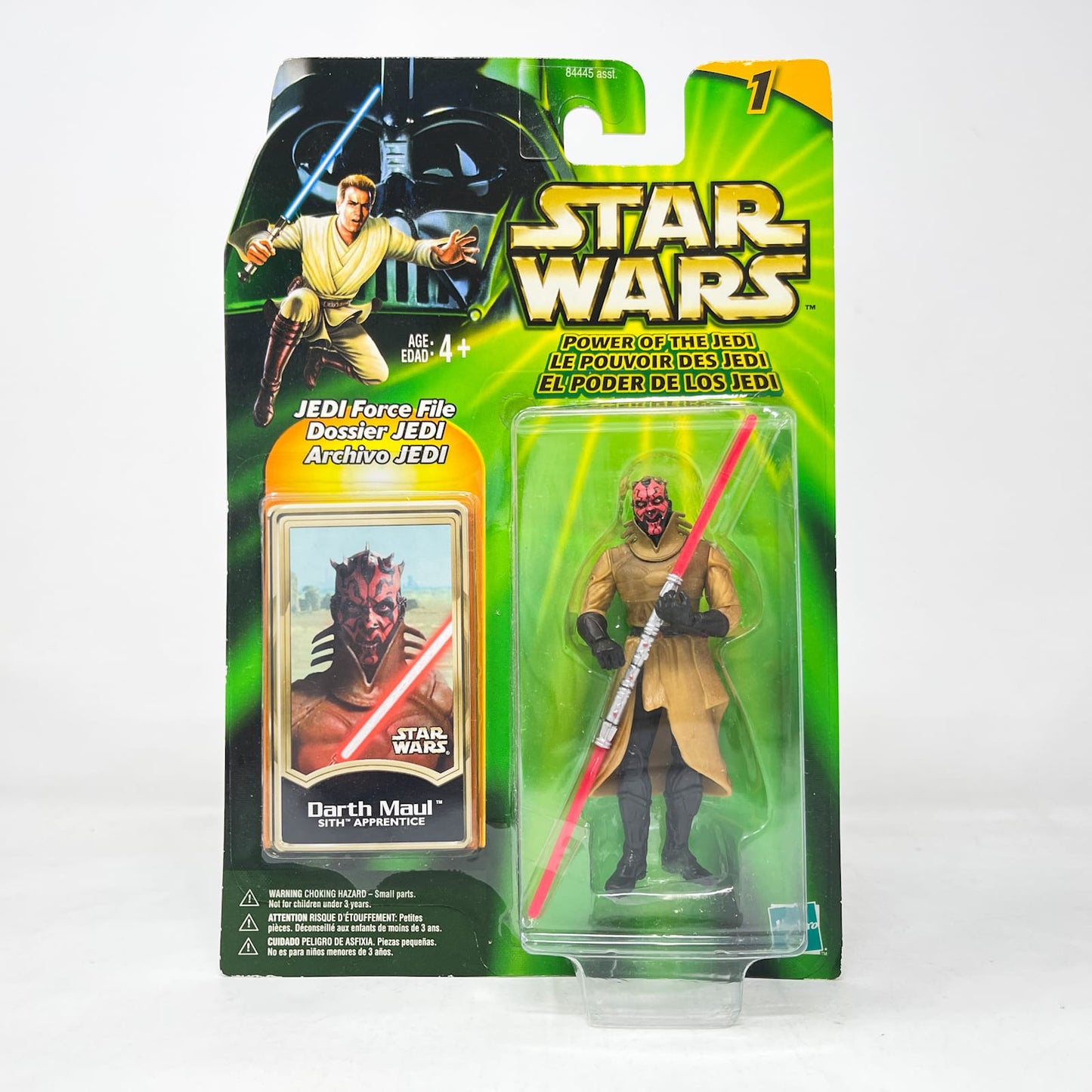 Vintage Hasbro Star Wars Mid MOC Darth Maul (Sith Apprentice) - Hasbro Power of the Jedi POTJ (2001)