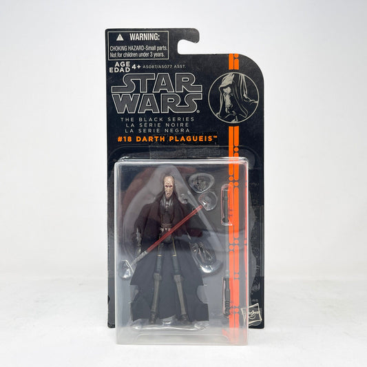 Vintage Hasbro Star Wars Mid MOC Darth Plagueis (Orange Line) #18 - Hasbro 2013 3.75" Black Series Star Wars Action Figure