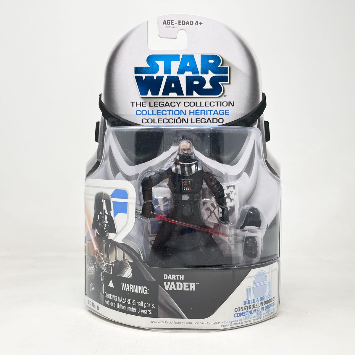 Vintage Hasbro Star Wars Mid MOC Darth Vader BD 08 - Hasbro Legacy Collection (2008)