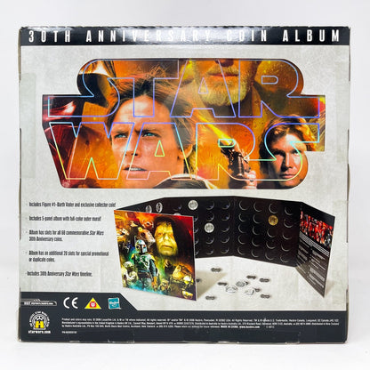 Vintage Hasbro Star Wars Mid MOC Darth Vader (Coin Album) #01 - Hasbro 30th Anniversary Collection 3.75"