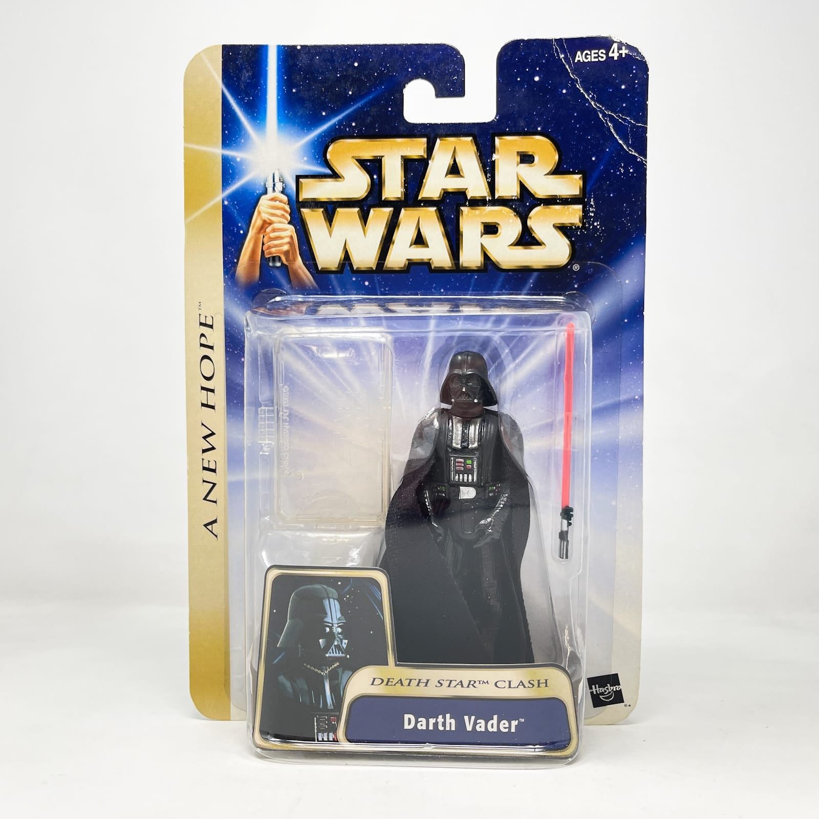 Vintage Hasbro Star Wars Mid MOC Darth Vader (Death Star Clash) #03-32 - Hasbro SAGA Series 3.75"