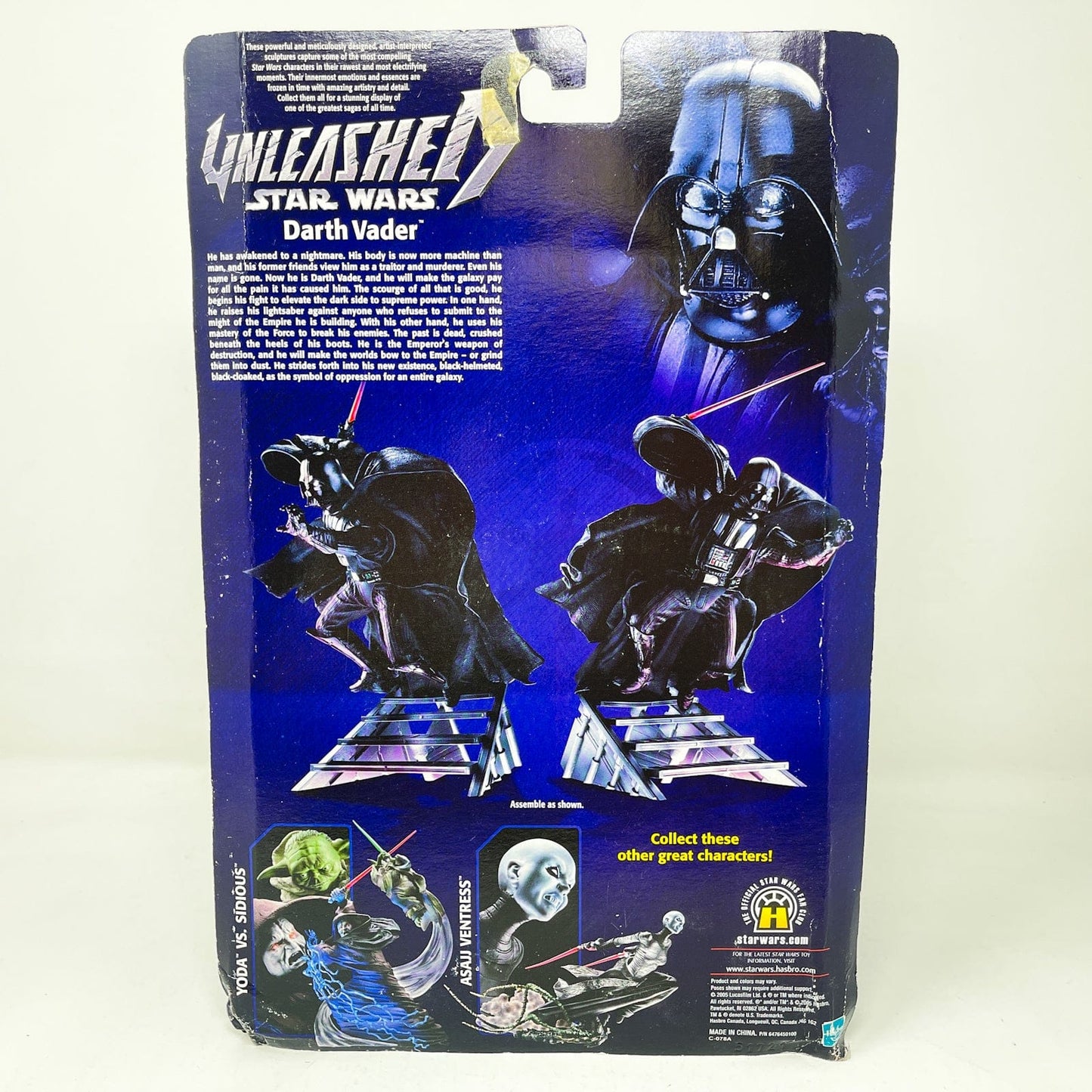 Vintage Hasbro Star Wars Mid MOC Darth Vader - Hasbro Unleashed Collection (2003)