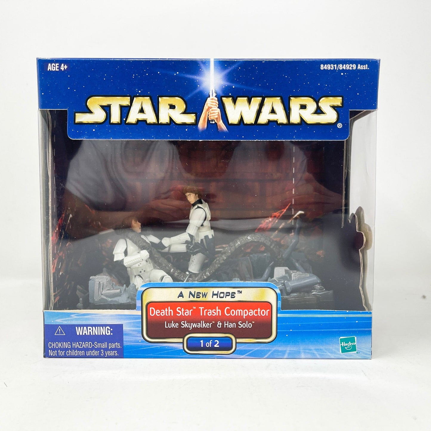 Vintage Hasbro Star Wars Mid MOC Death Star Trash Compactor 1 of 2 (2002) ANH - Hasbro Original Trilogy Collection Screen Scenes