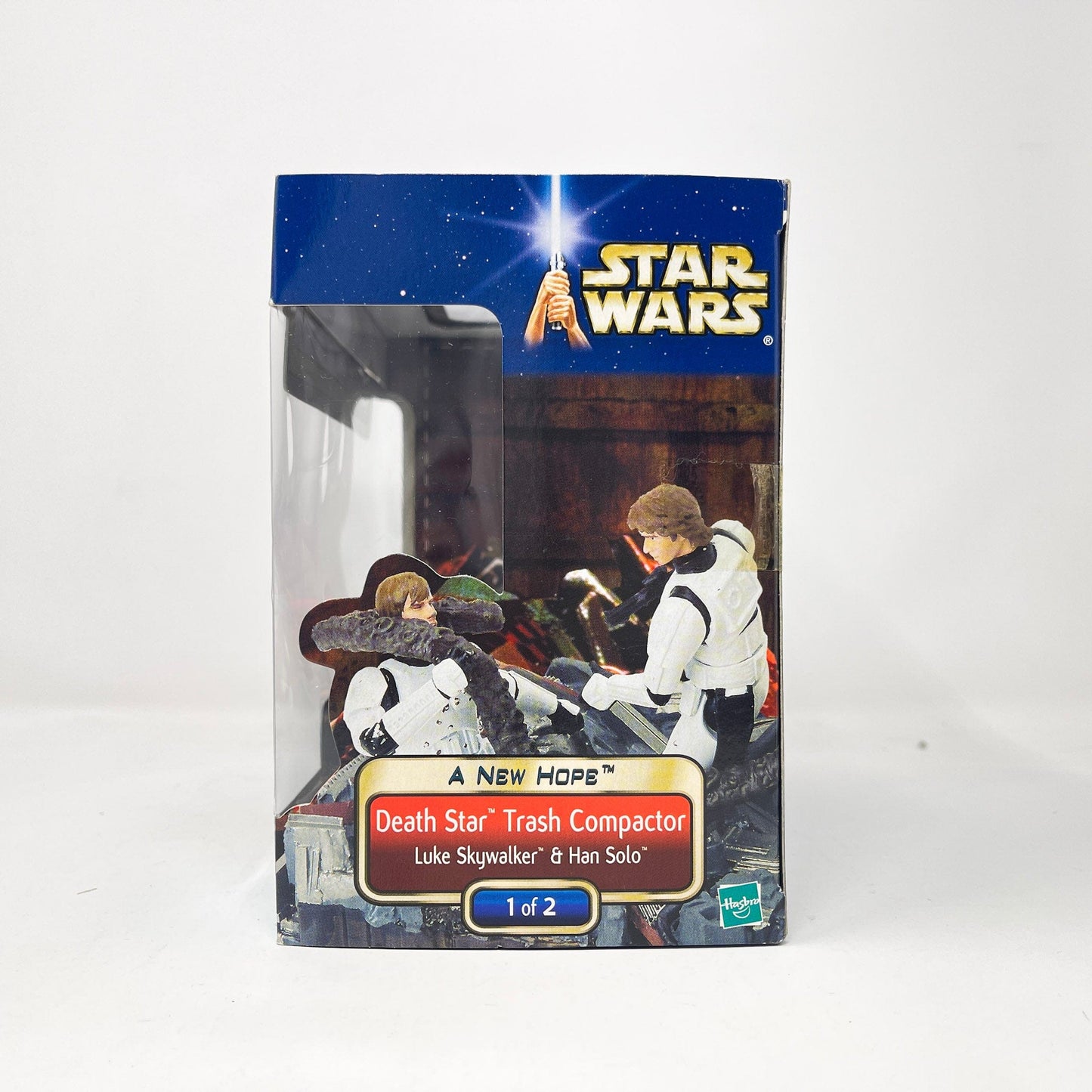 Vintage Hasbro Star Wars Mid MOC Death Star Trash Compactor 1 of 2 (2002) ANH - Hasbro Original Trilogy Collection Screen Scenes