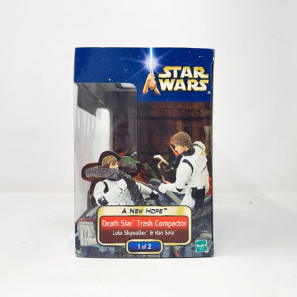 Vintage Hasbro Star Wars Mid MOC Death Star Trash Compactor 1 of 2 (2002) ANH - Hasbro Original Trilogy Collection Screen Scenes