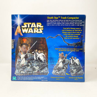 Vintage Hasbro Star Wars Mid MOC Death Star Trash Compactor 1 of 2 (2002) ANH - Hasbro Original Trilogy Collection Screen Scenes