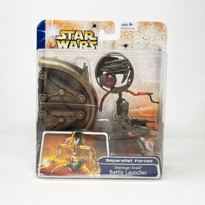 Vintage Hasbro Star Wars Mid MOC Destroyer Droid Battle Launcher - Separatist Forces (2003) SAGA Clone Wars MOC