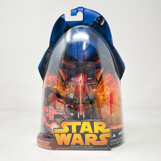 Vintage Hasbro Star Wars Mid MOC Destroyer Droid (Firing Arm-Blaster) #44 - Hasbro ROTS 2005