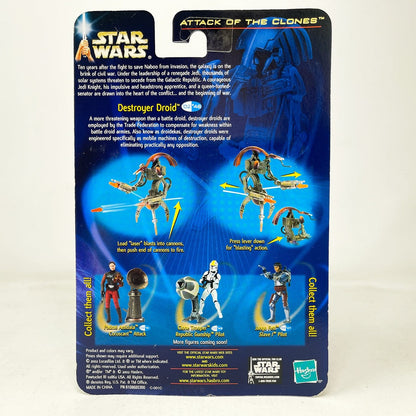 Vintage Hasbro Star Wars Mid MOC Destroyer Droid (Geonosis Battle) #02-48 - Hasbro SAGA Series 3.75"