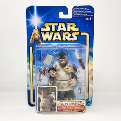 Vintage Hasbro Star Wars Mid MOC Dexter Jettster (Coruscant Informant) #02-16 - Hasbro SAGA Series 3.75"