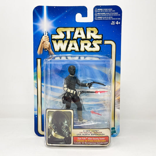 Vintage Hasbro Star Wars Mid MOC Djas Puhr (Alien Bounty Hunter) #02-40 - Hasbro SAGA Series 3.75"