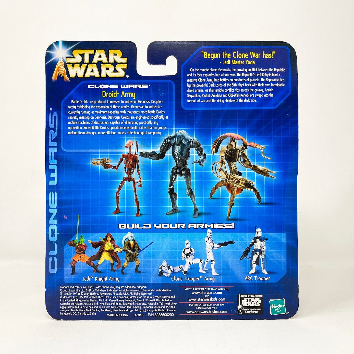 Vintage Hasbro Star Wars Mid MOC Droid Army - Separatist Forces (2003) SAGA Clone Wars MOC