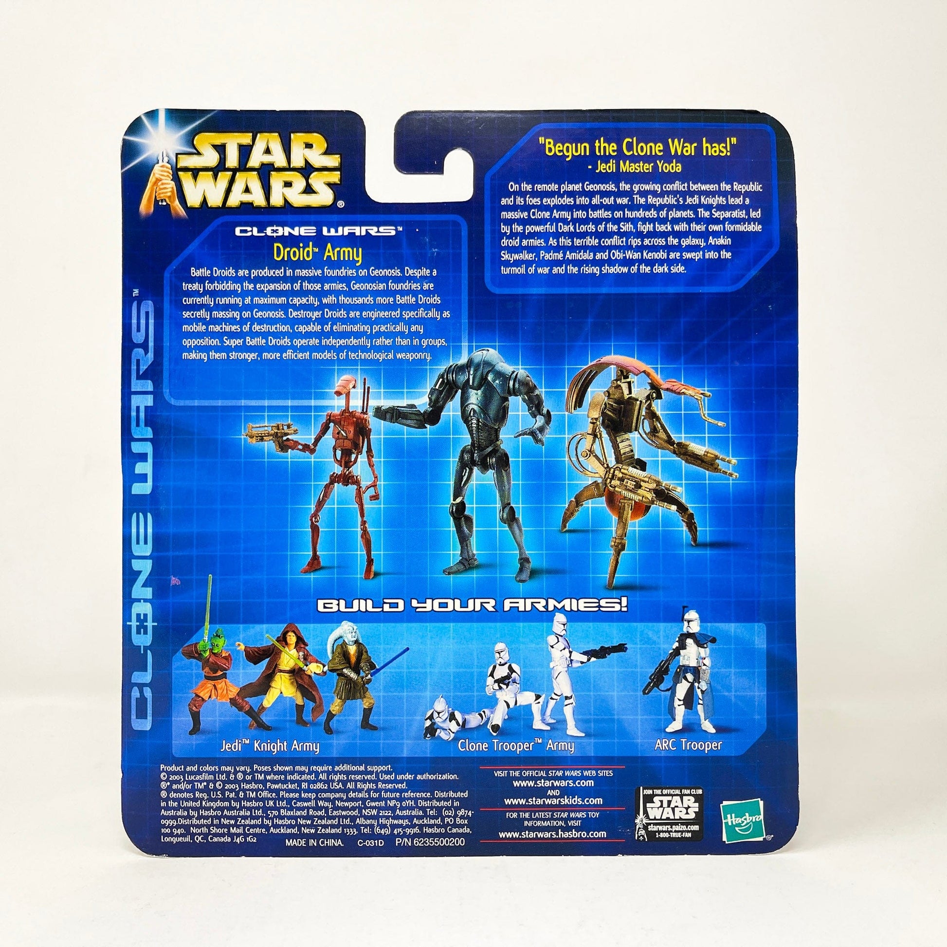 Vintage Hasbro Star Wars Mid MOC Droid Army - Separatist Forces (2003) SAGA Clone Wars MOC