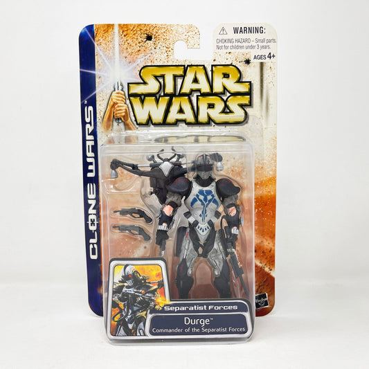 Vintage Hasbro Star Wars Mid MOC Durge - Commander of the Separatist Forces 03-46 (2003) - SAGA Clone Wars MOC