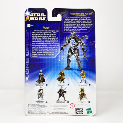 Vintage Hasbro Star Wars Mid MOC Durge - Commander of the Separatist Forces 03-46 (2003) - SAGA Clone Wars MOC