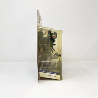 Vintage Hasbro Star Wars Mid MOC Durge - with Swoop Bike (2003) SAGA Clone Wars Deluxe MOC