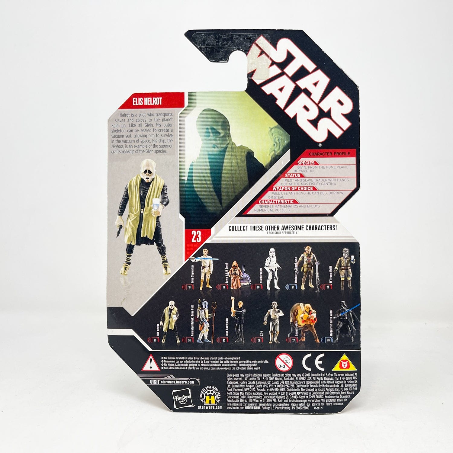 Vintage Hasbro Star Wars Mid MOC Elis Helrot #23 - Hasbro Saga Legends - 30th Anniversary Collection