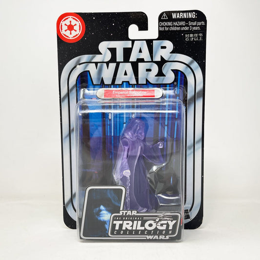 Vintage Hasbro Star Wars Mid MOC Emperor Palpatine (Executor Transmission) – Original Trilogy Collection 3.75” (2004)