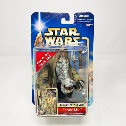 Vintage Hasbro Star Wars Mid MOC Ephant Mon (ROTJ) - 2002 - Hasbro Star Wars Action Figure