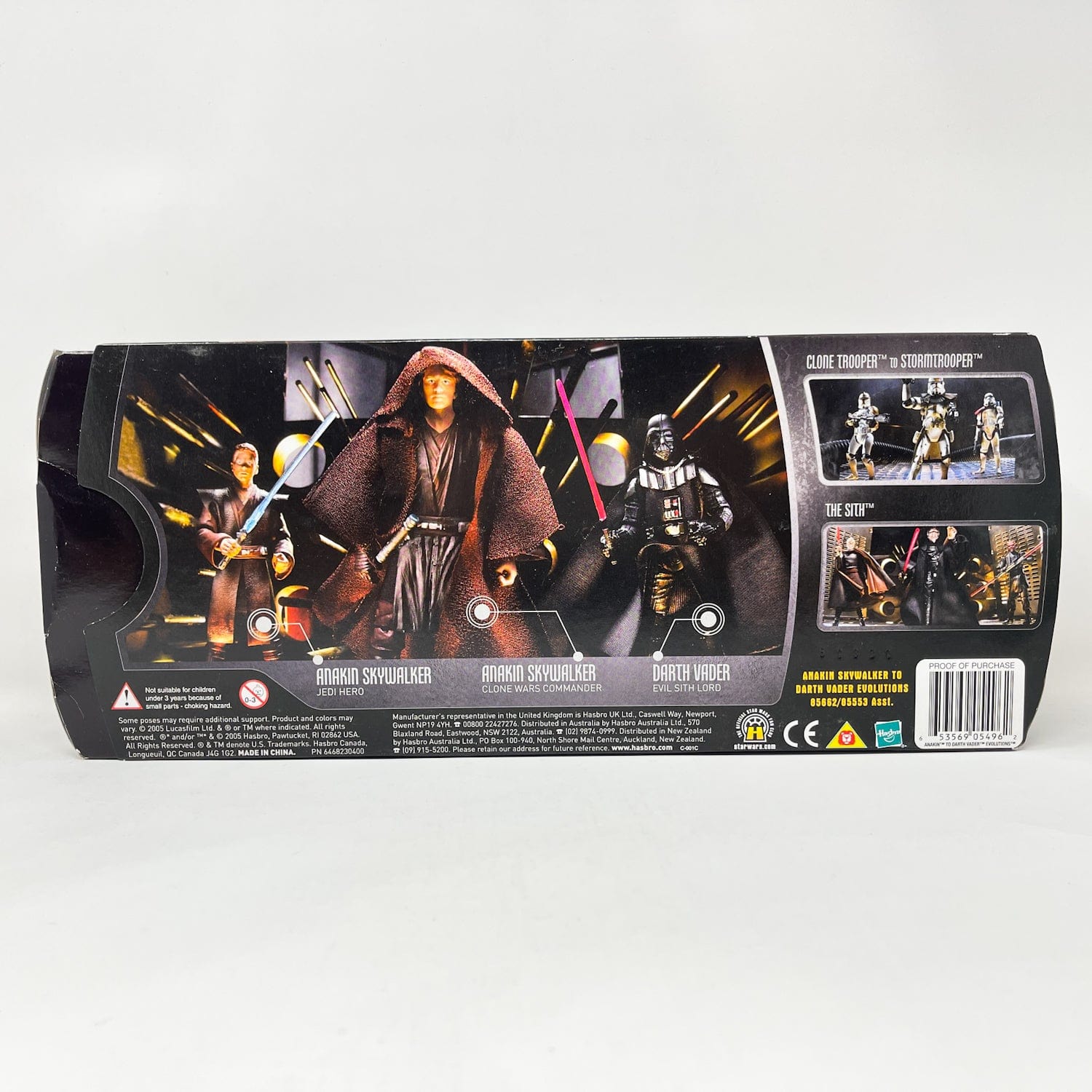 Vintage Hasbro Star Wars Mid MOC Evolutions Anakin Skywalker to Darth Vader Box Set - Hasbro Saga Legends