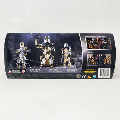 Vintage Hasbro Star Wars Mid MOC Evolutions Clone Trooper to Stormtrooper Box Set - Hasbro Saga Legends Battle Pack