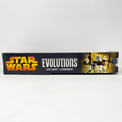 Vintage Hasbro Star Wars Mid MOC Evolutions Clone Trooper to Stormtrooper Box Set - Hasbro Saga Legends Battle Pack