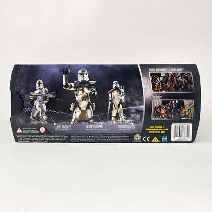 Vintage Hasbro Star Wars Mid MOC Evolutions Clone Trooper to Stormtrooper Box Set - Hasbro Saga Legends Battle Pack