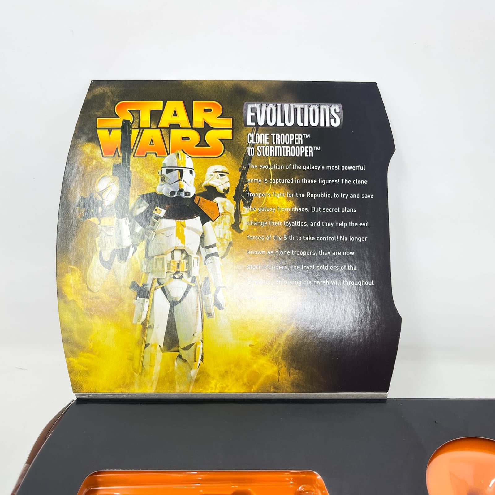 Vintage Hasbro Star Wars Mid MOC Evolutions Clone Trooper to Stormtrooper Box Set - Hasbro Saga Legends Battle Pack