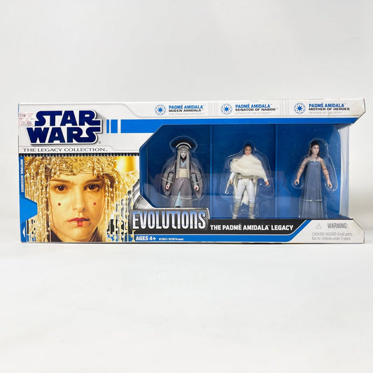 Vintage Hasbro Star Wars Mid MOC Evolutions The Padme Amidala Collection Box Set - Hasbro Saga Legends