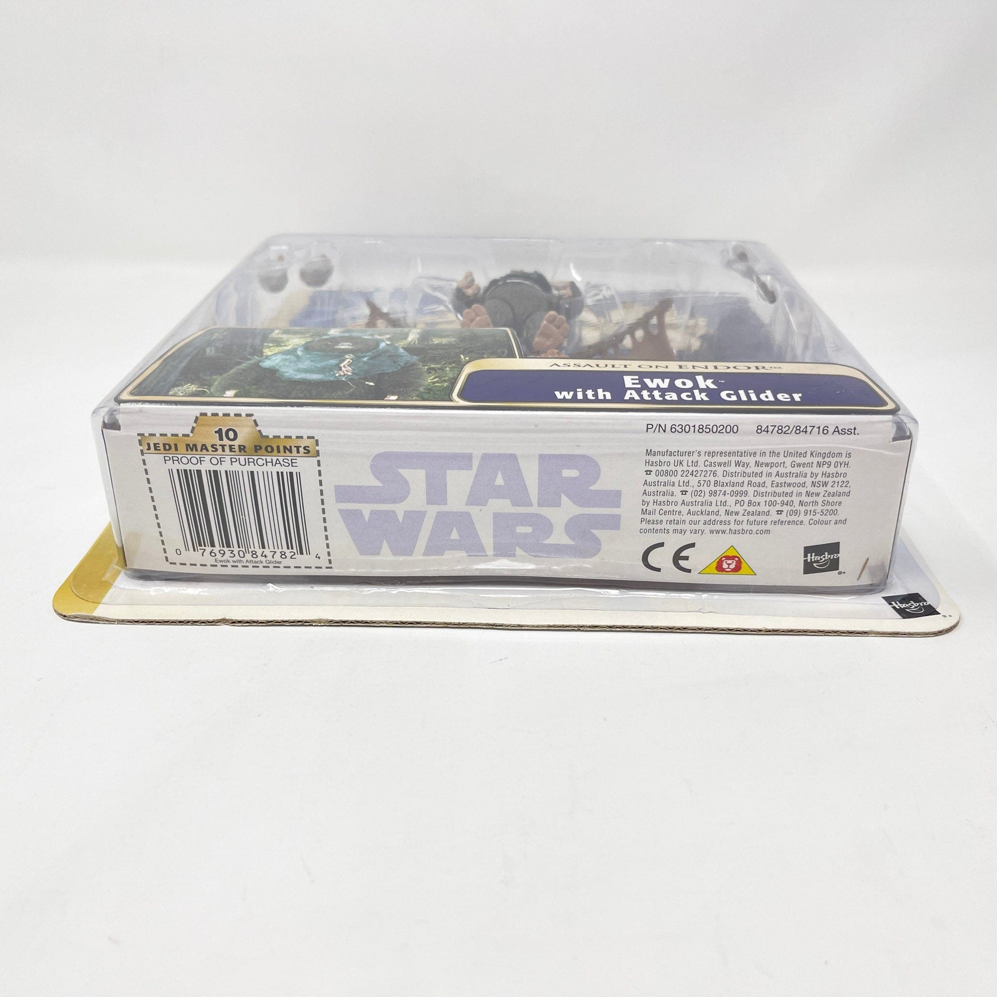 Vintage Hasbro Star Wars Mid MOC Ewok with Attack Glider (Assault on Endor) - ROTJ (2004) - Hasbro SAGA Ultra Star Wars 3.75" Deluxe Figure Set