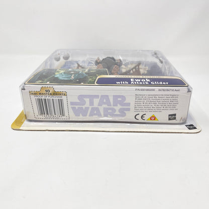 Vintage Hasbro Star Wars Mid MOC Ewok with Attack Glider (Assault on Endor) - ROTJ (2004) - Hasbro SAGA Ultra Star Wars 3.75" Deluxe Figure Set