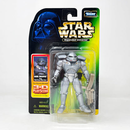 Vintage Hasbro Star Wars Mid MOC Expanded Universe Dark Trooper - Hasbro Power of the Force 2