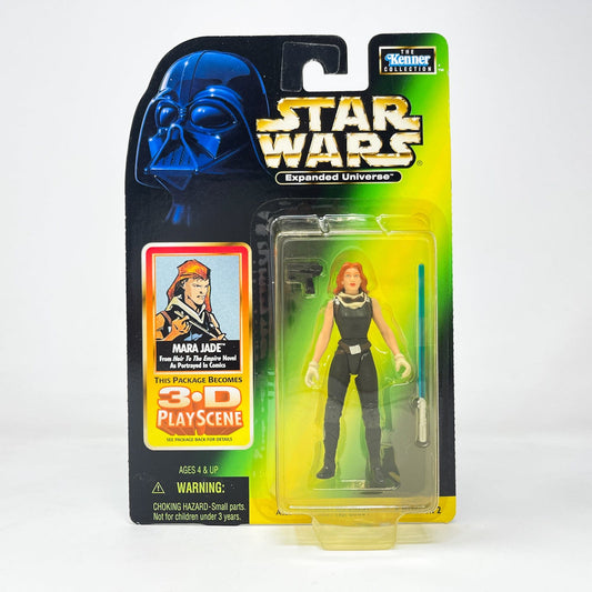 Vintage Hasbro Star Wars Mid MOC Expanded Universe Mara Jade - Hasbro Power of the Force 2